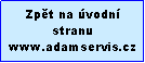 Textov� pole: Zp�t na �vodn� stranu www.adamservis.cz